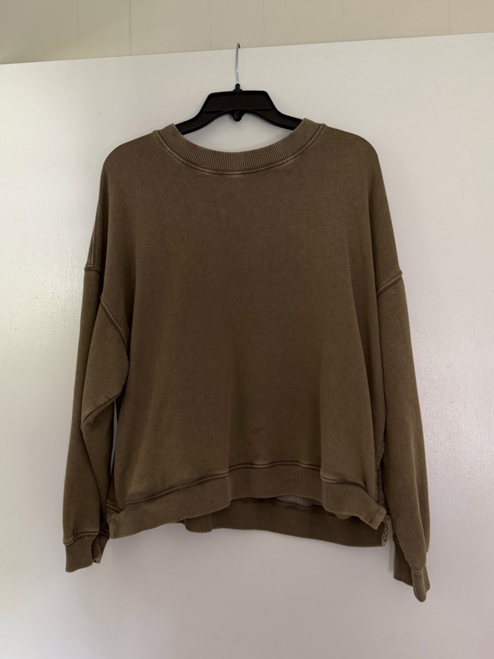Free People FP Movement All Star Solid Pullover - Dried Thyme